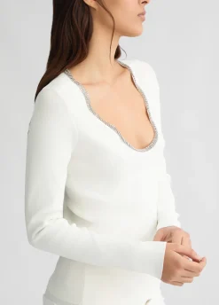Liu Jo Jersey con strass-Mujer Cárdigans Y Jerséis