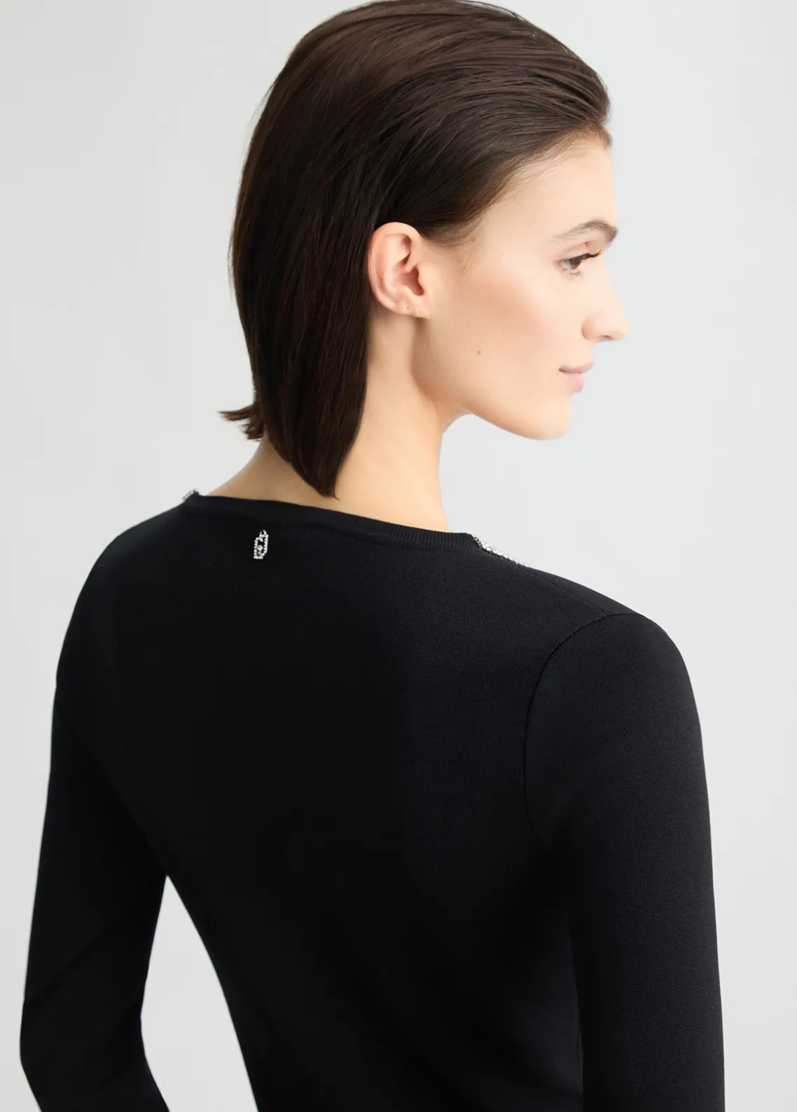 Liu Jo Jersey con strass-Mujer Cárdigans Y Jerséis