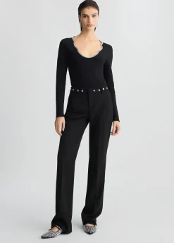 Liu Jo Jersey con strass-Mujer Cárdigans Y Jerséis