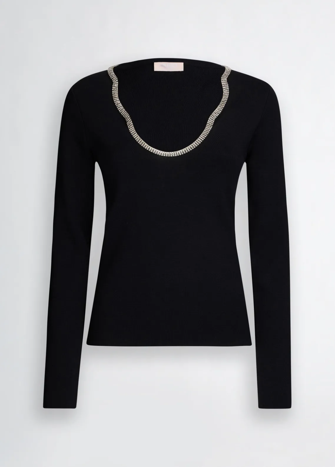 Liu Jo Jersey con strass-Mujer Cárdigans Y Jerséis