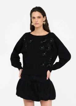 Liu Jo Jersey con strass-Mujer Cárdigans Y Jerséis