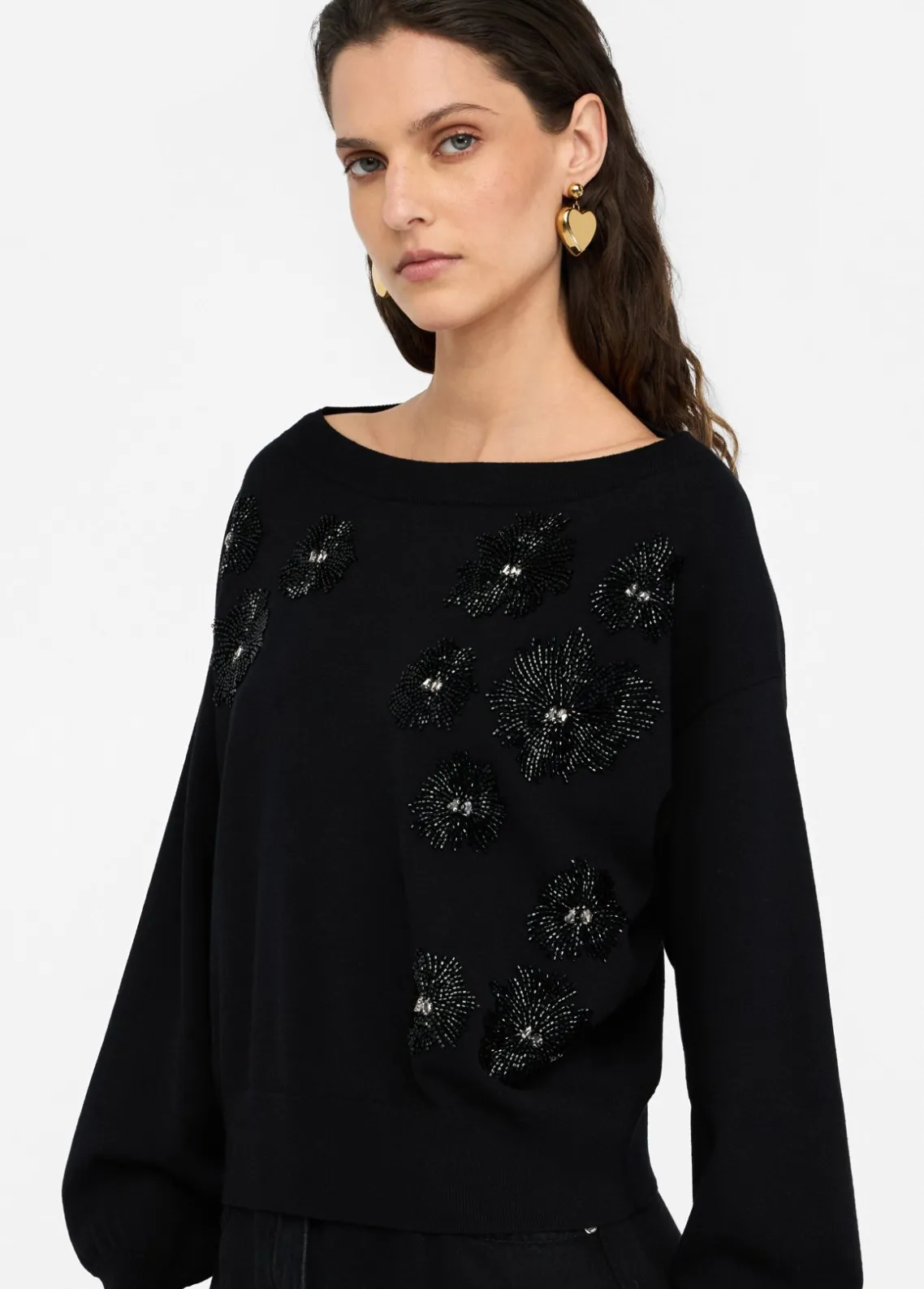 Liu Jo Jersey con strass-Mujer Cárdigans Y Jerséis