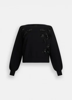 Liu Jo Jersey con strass-Mujer Cárdigans Y Jerséis
