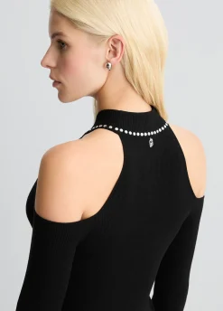 Liu Jo Jersey con tachuelas-Mujer Cárdigans Y Jerséis