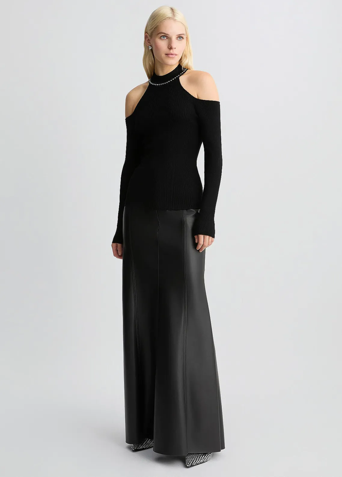 Liu Jo Jersey con tachuelas-Mujer Cárdigans Y Jerséis