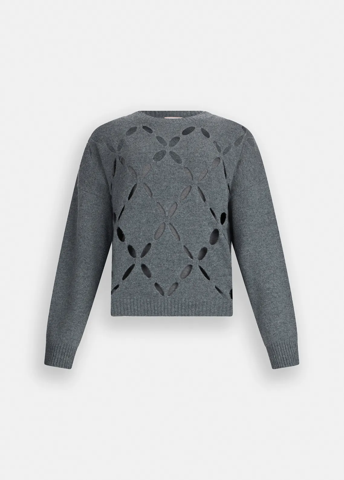 Liu Jo Jersey de 100% lana con abertura-Mujer Cárdigans Y Jerséis