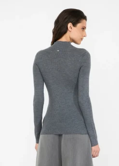Liu Jo Jersey de 100% lana con aplicaciones-Mujer Cárdigans Y Jerséis
