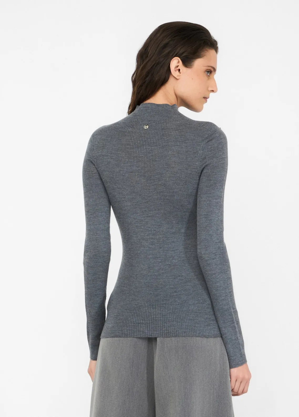 Liu Jo Jersey de 100% lana con aplicaciones-Mujer Cárdigans Y Jerséis