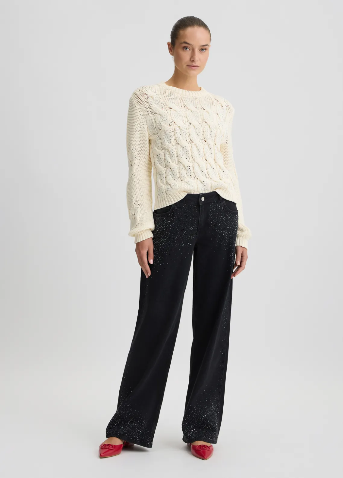 Liu Jo Jersey de algodón de ochos-Mujer Cárdigans Y Jerséis
