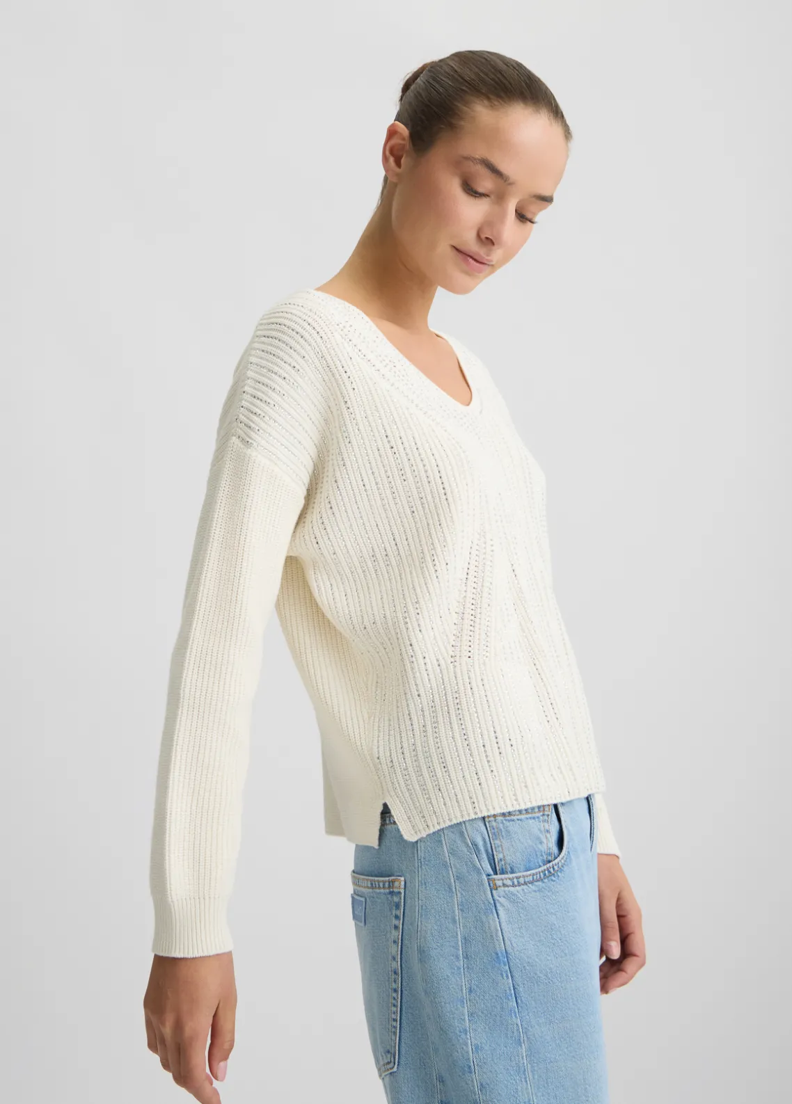 Liu Jo Jersey de algodón puro-Mujer Cárdigans Y Jerséis
