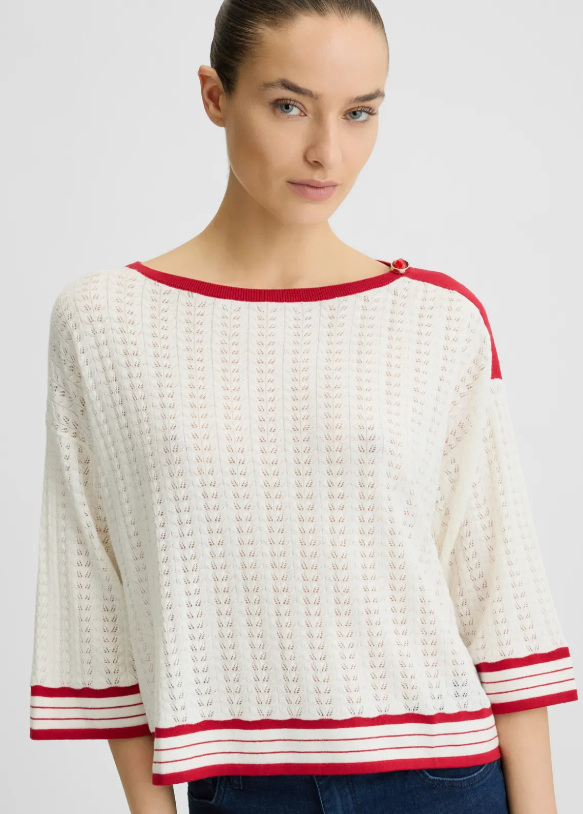 Liu Jo Jersey de algodón y cachemira-Mujer Cárdigans Y Jerséis