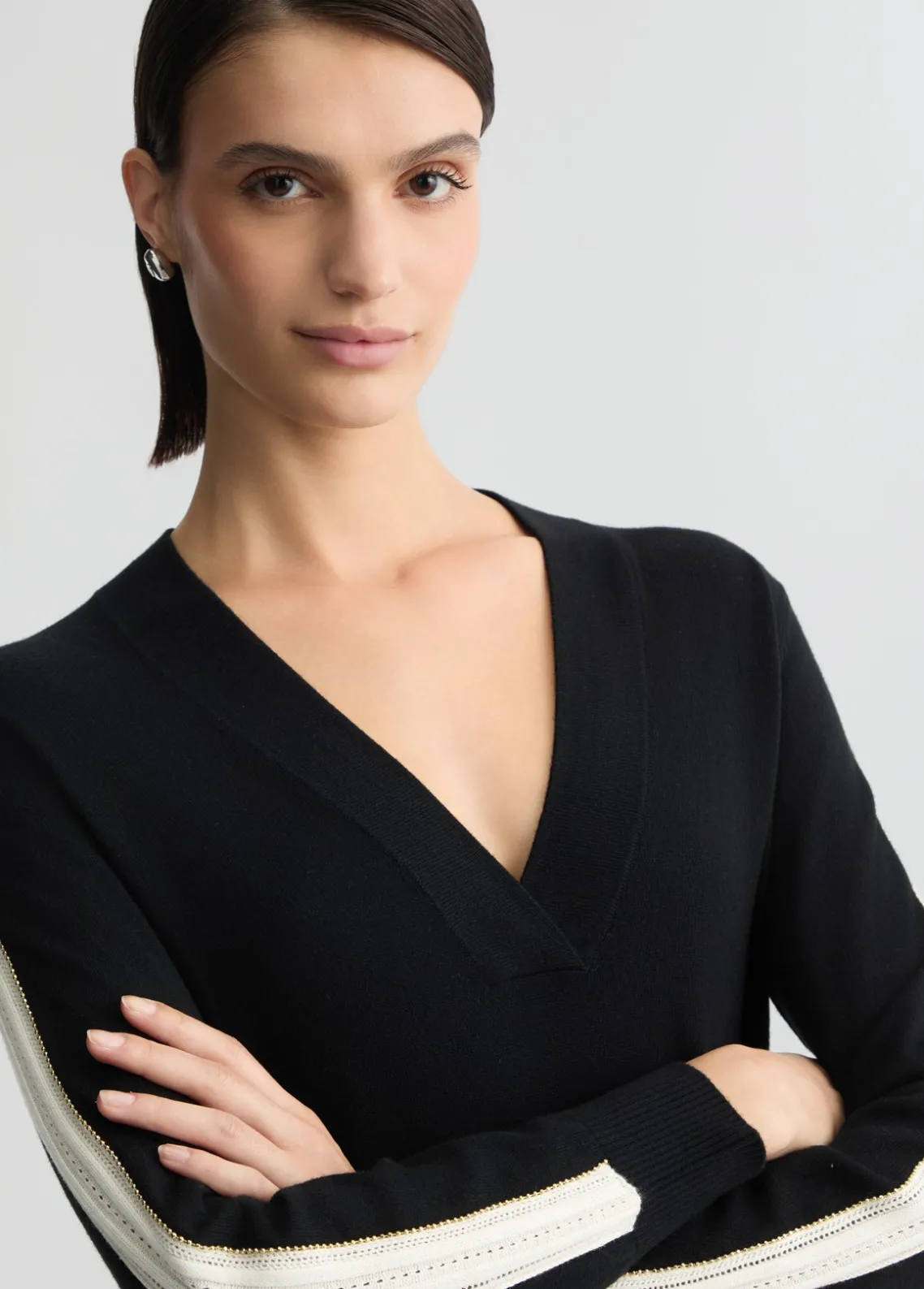 Liu Jo Jersey de algodón y lana-Mujer Cárdigans Y Jerséis