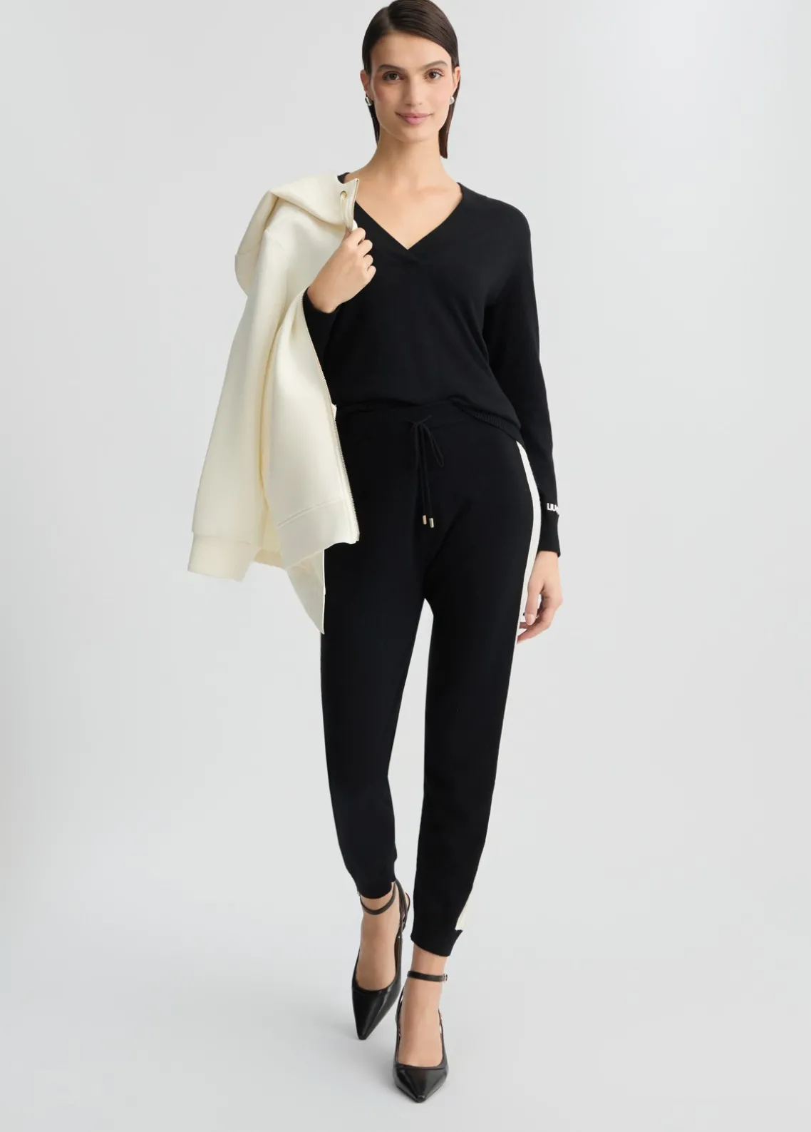 Liu Jo Jersey de algodón y lana-Mujer Cárdigans Y Jerséis