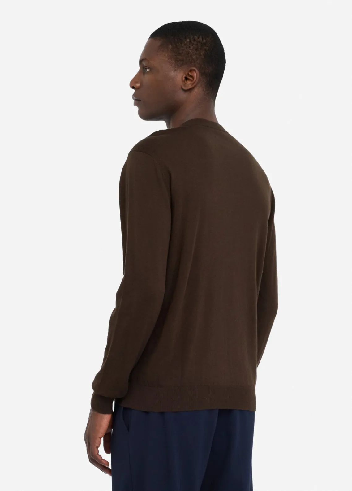 Liu Jo Jersey de algodón y seda-Hombre Jerséis Y Sudaderas