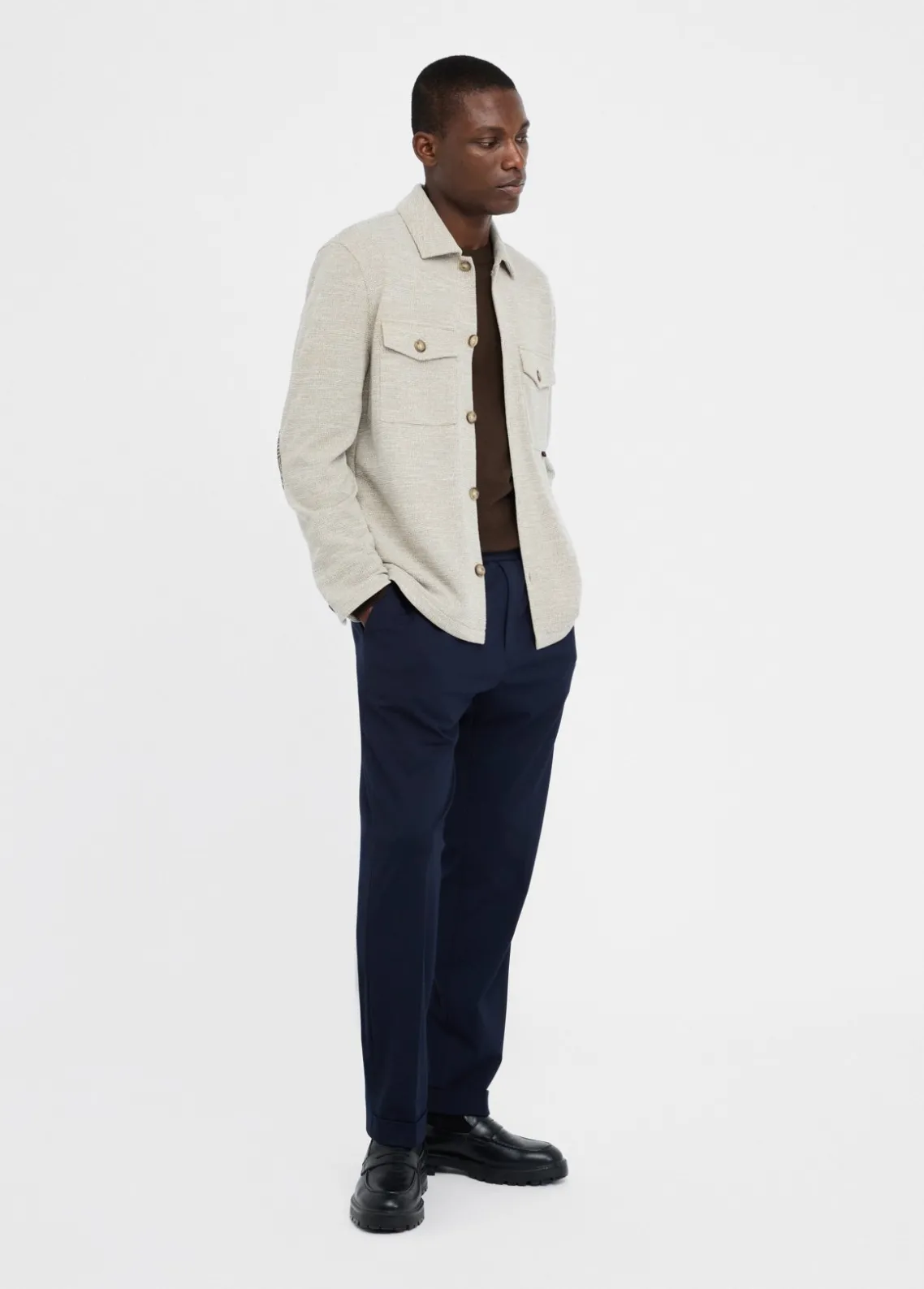 Liu Jo Jersey de algodón y seda-Hombre Jerséis Y Sudaderas
