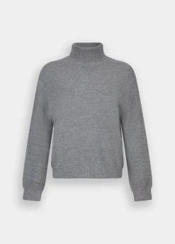 Liu Jo Jersey de cuello alto con microlentejuelas-Mujer Cárdigans Y Jerséis