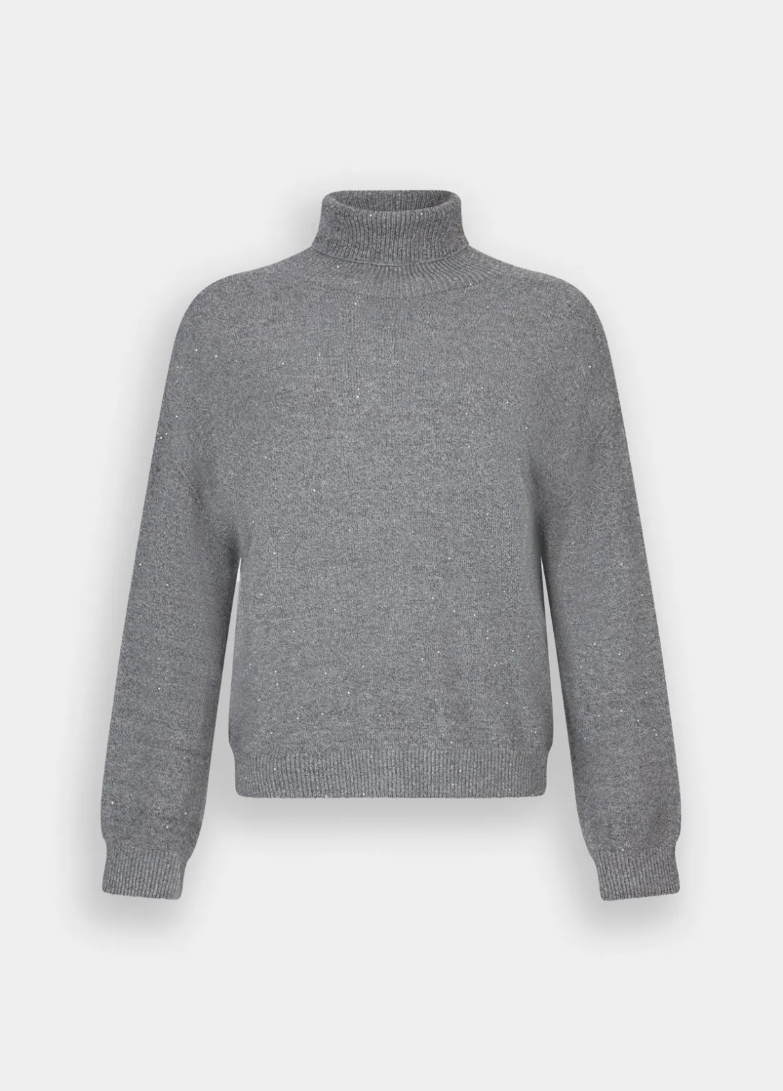 Liu Jo Jersey de cuello alto con microlentejuelas-Mujer Cárdigans Y Jerséis