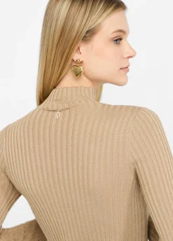Liu Jo Jersey de cuello alto con lurex®-Mujer Cárdigans Y Jerséis