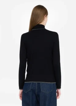 Liu Jo Jersey de cuello alto con detalles de lurex®-Mujer Cárdigans Y Jerséis