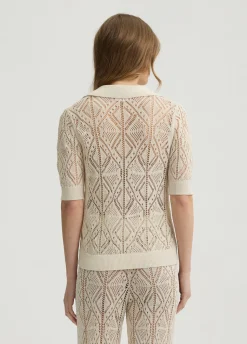 Liu Jo Jersey de ganchillo de mezcla de algodón-Mujer Cárdigans Y Jerséis