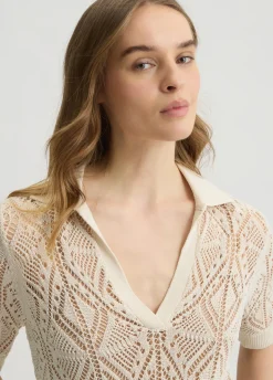 Liu Jo Jersey de ganchillo de mezcla de algodón-Mujer Cárdigans Y Jerséis
