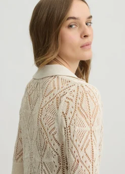 Liu Jo Jersey de ganchillo de mezcla de algodón-Mujer Cárdigans Y Jerséis