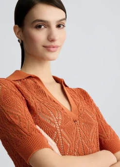 Liu Jo Jersey de ganchillo de mezcla de algodón-Mujer Cárdigans Y Jerséis