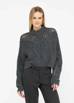 Liu Jo Jersey de lana calado-Mujer Cárdigans Y Jerséis