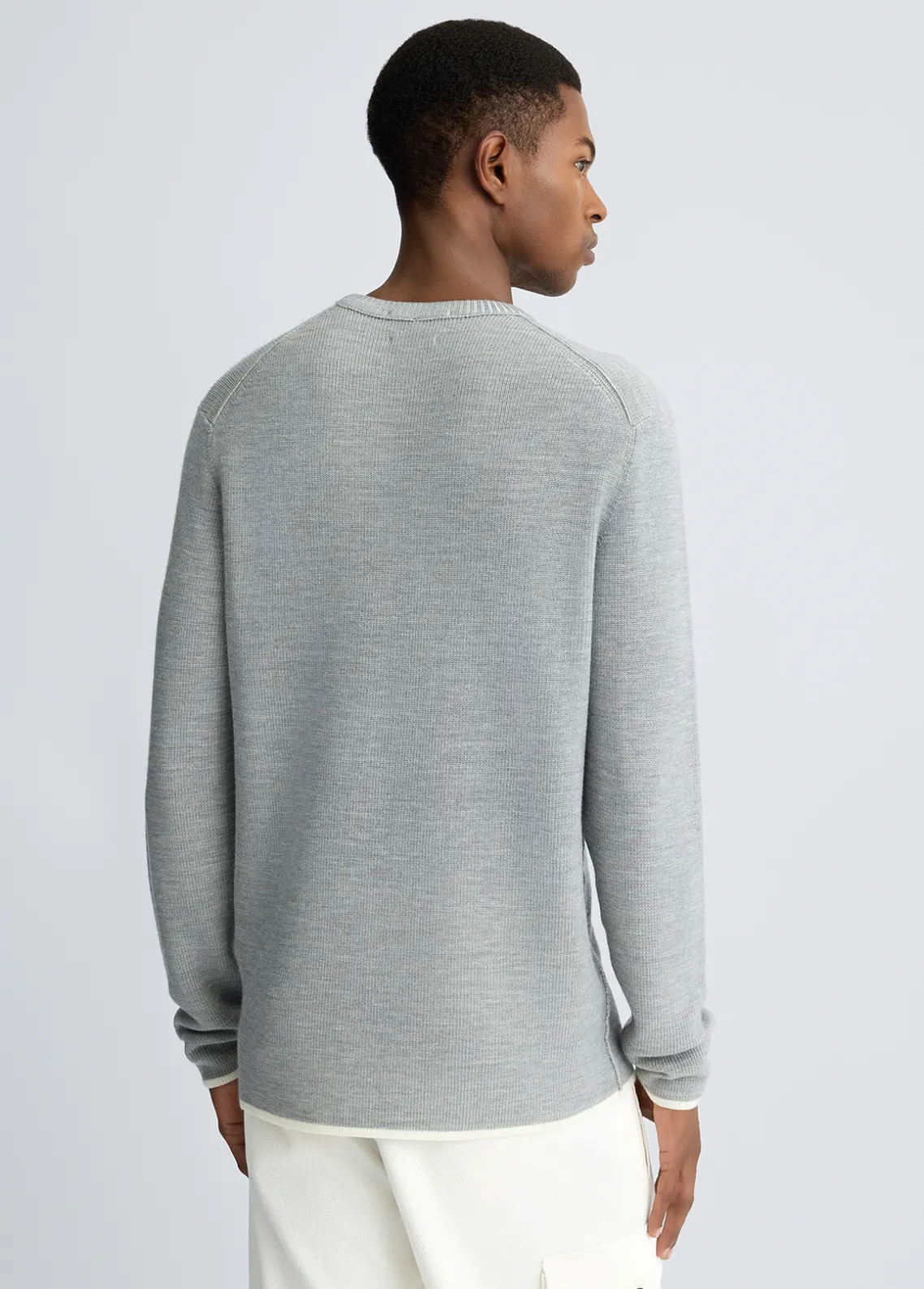 Liu Jo Jersey de lana color hielo-Hombre Jerséis Y Sudaderas
