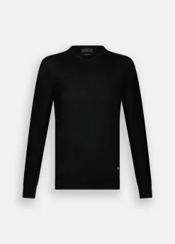 Liu Jo Jersey de lana con cuello de pico-Hombre Jerséis Y Sudaderas