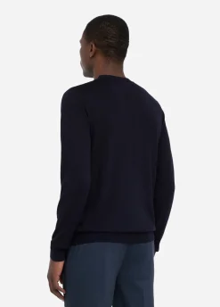 Liu Jo Jersey de lana con cuello de pico-Hombre Jerséis Y Sudaderas