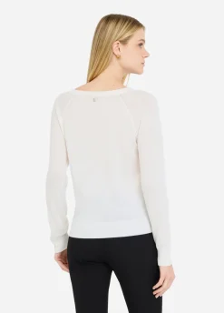 Liu Jo Jersey de lana con encaje-Mujer Cárdigans Y Jerséis