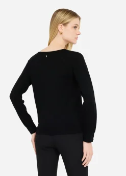 Liu Jo Jersey de lana con encaje-Mujer Cárdigans Y Jerséis