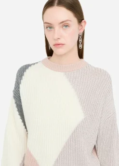 Liu Jo Jersey de lana con intarsias-Mujer Cárdigans Y Jerséis