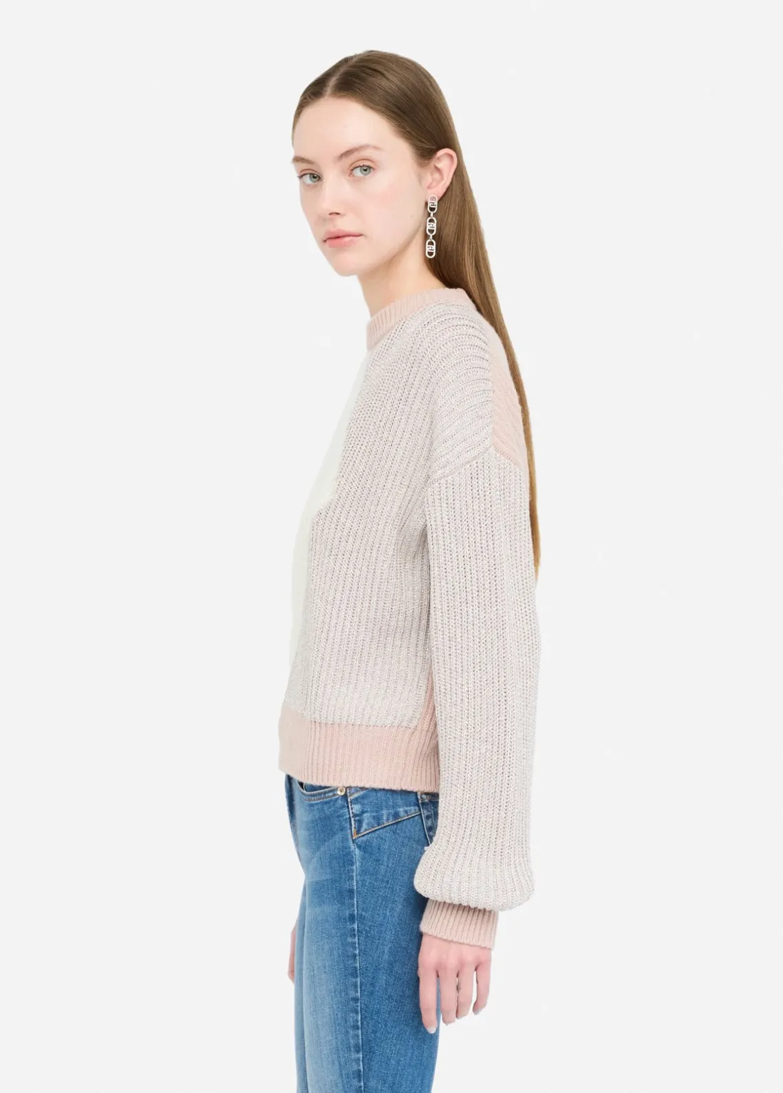 Liu Jo Jersey de lana con intarsias-Mujer Cárdigans Y Jerséis