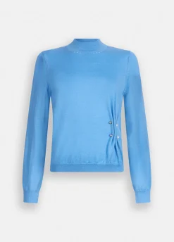 Liu Jo Jersey de lana con perlas-Mujer Cárdigans Y Jerséis
