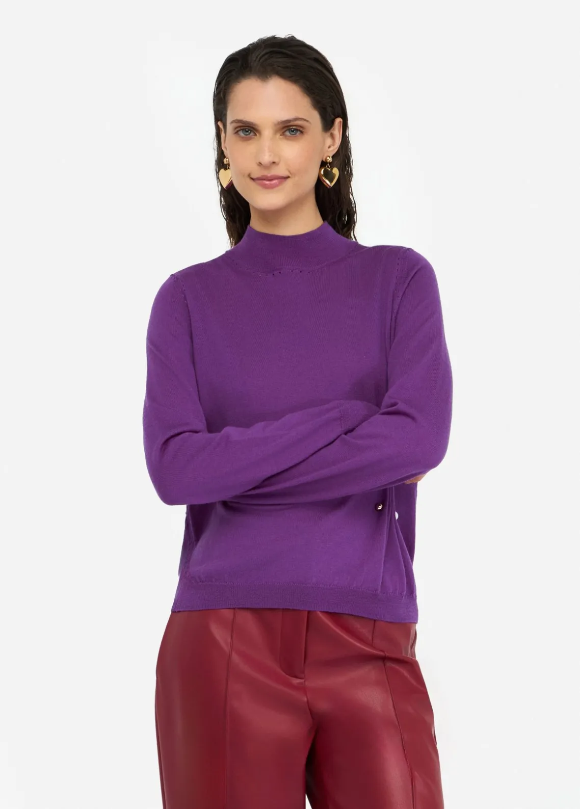 Liu Jo Jersey de lana con perlas-Mujer Cárdigans Y Jerséis