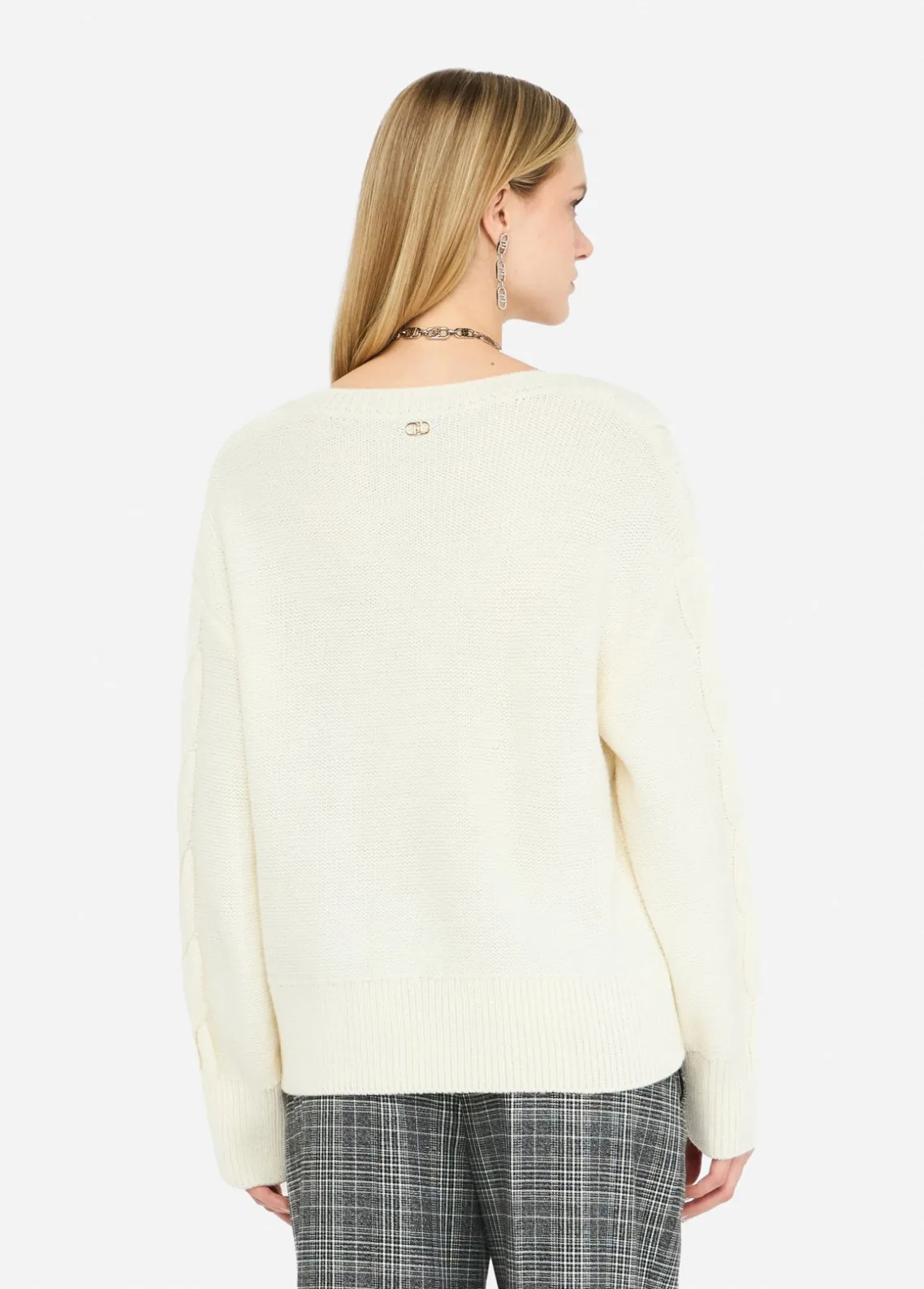 Liu Jo Jersey de lana de punto de ochos-Mujer Cárdigans Y Jerséis