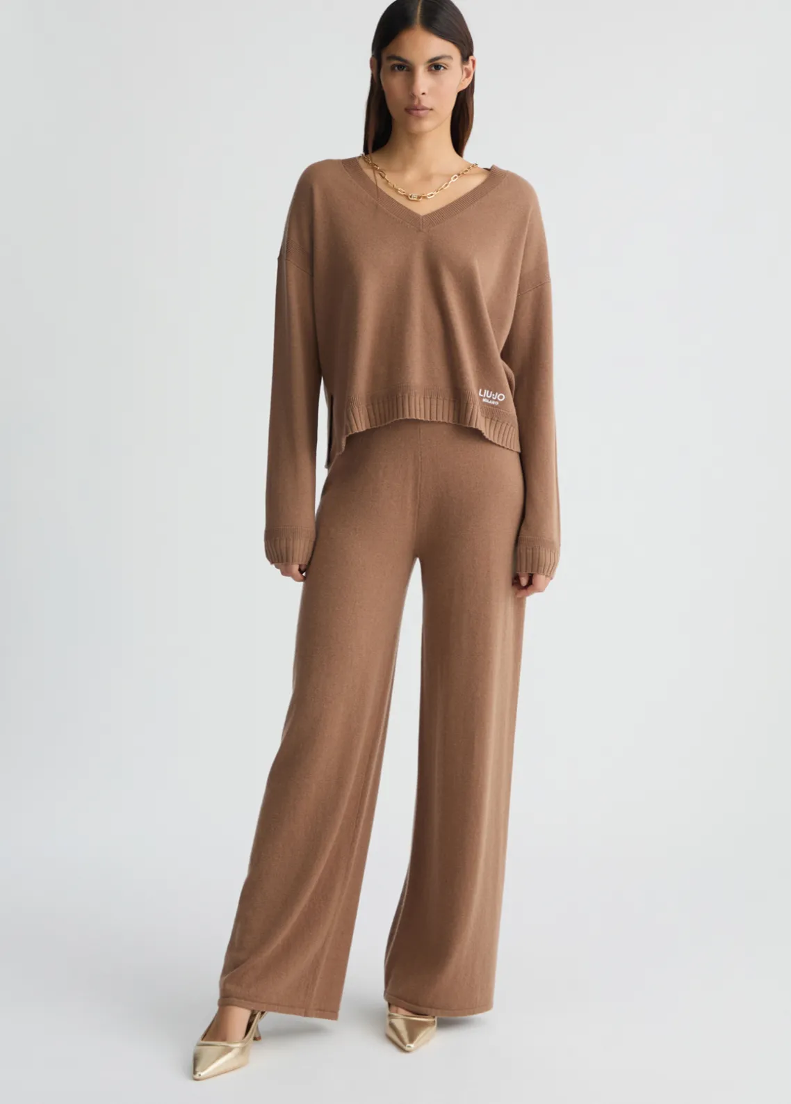 Liu Jo Jersey de lana y cachemir-Mujer Cárdigans Y Jerséis