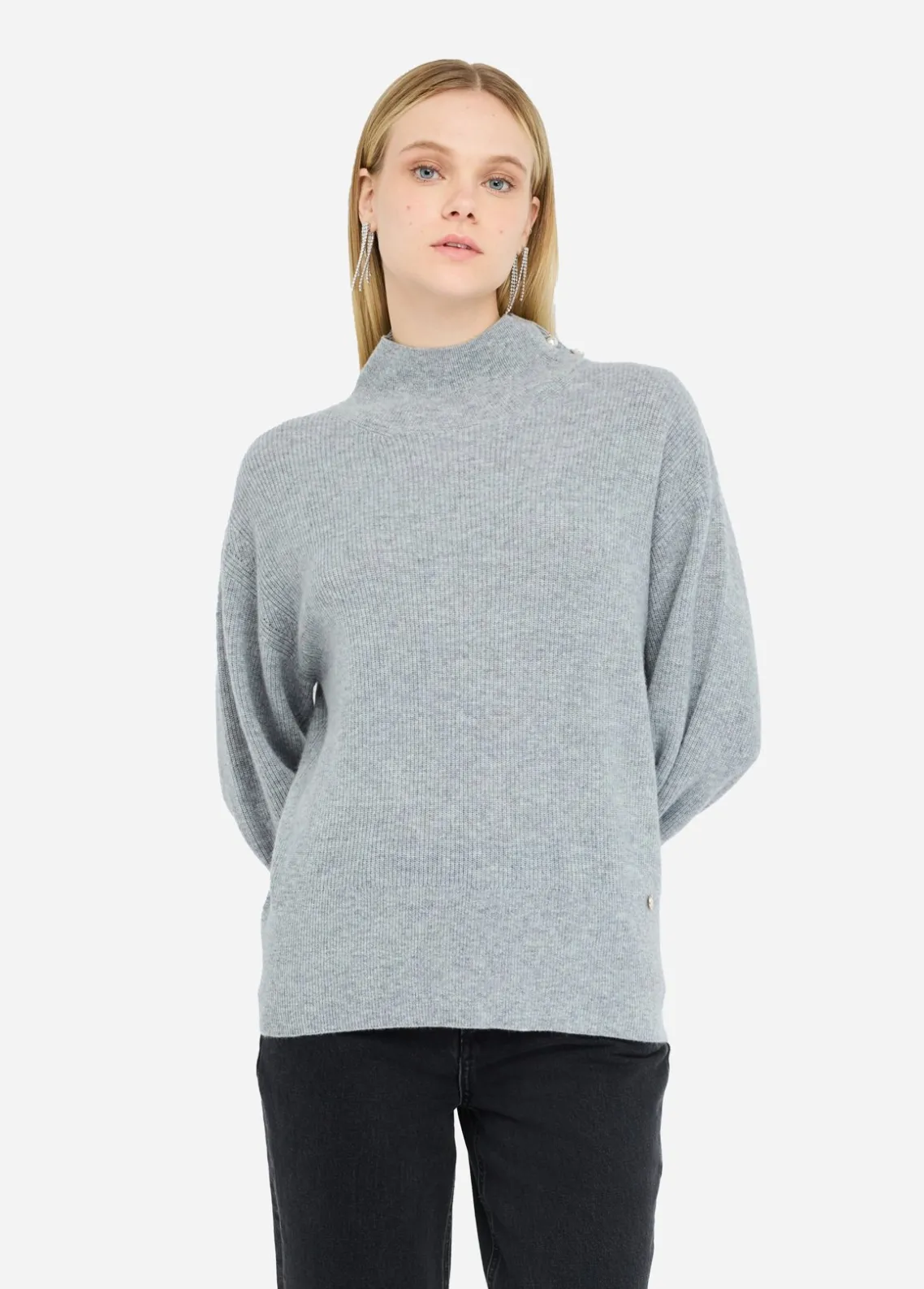 Liu Jo Jersey de lana y cachemira-Mujer Cárdigans Y Jerséis