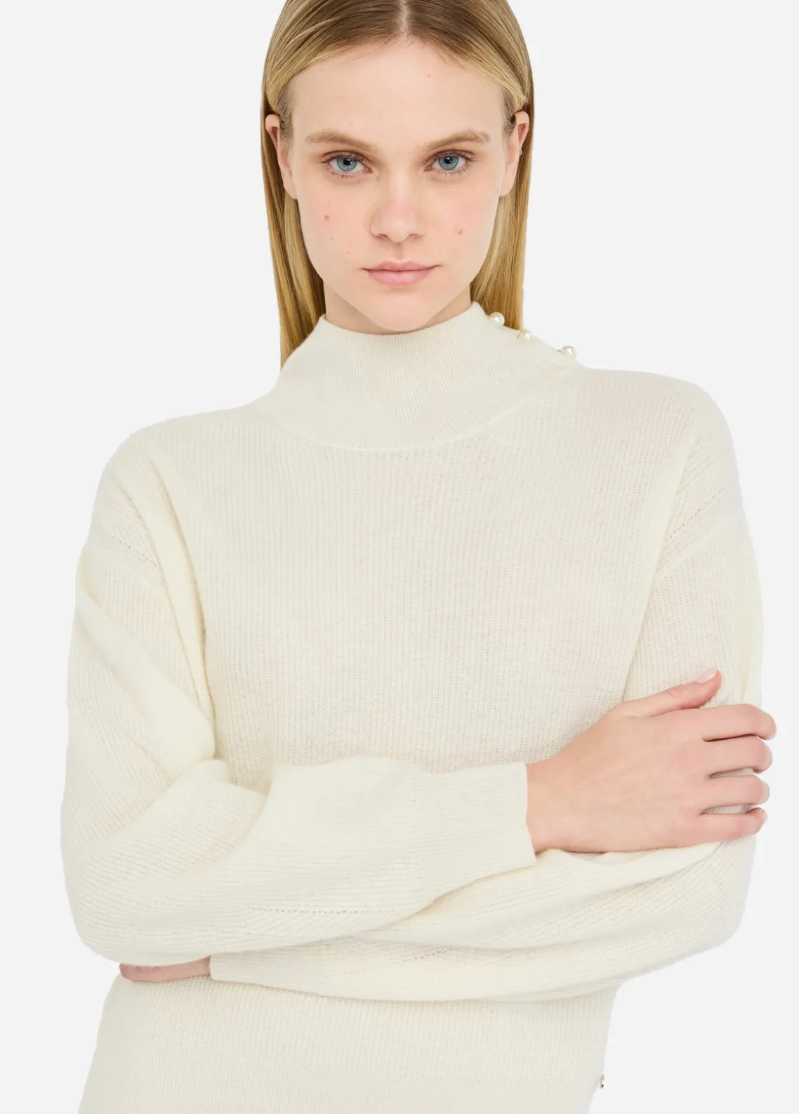 Liu Jo Jersey de lana y cachemira-Mujer Cárdigans Y Jerséis