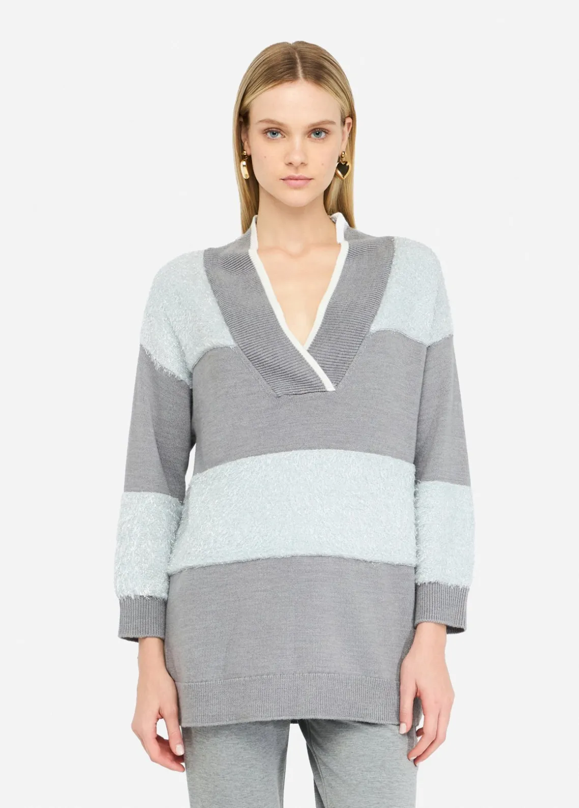 Liu Jo Jersey de lana y lurex®-Mujer Cárdigans Y Jerséis