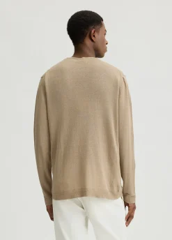 Liu Jo Jersey de lino y algodón-Hombre Jerséis Y Sudaderas