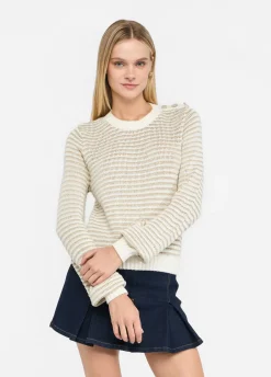 Liu Jo Jersey de lurex® a rayas-Mujer Cárdigans Y Jerséis