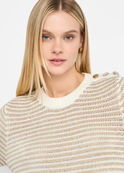 Liu Jo Jersey de lurex® a rayas-Mujer Cárdigans Y Jerséis