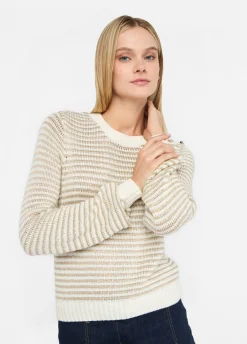 Liu Jo Jersey de lurex® a rayas-Mujer Cárdigans Y Jerséis