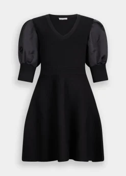 Liu Jo Jersey de punto con mangas abullonadas-Mujer Vestidos