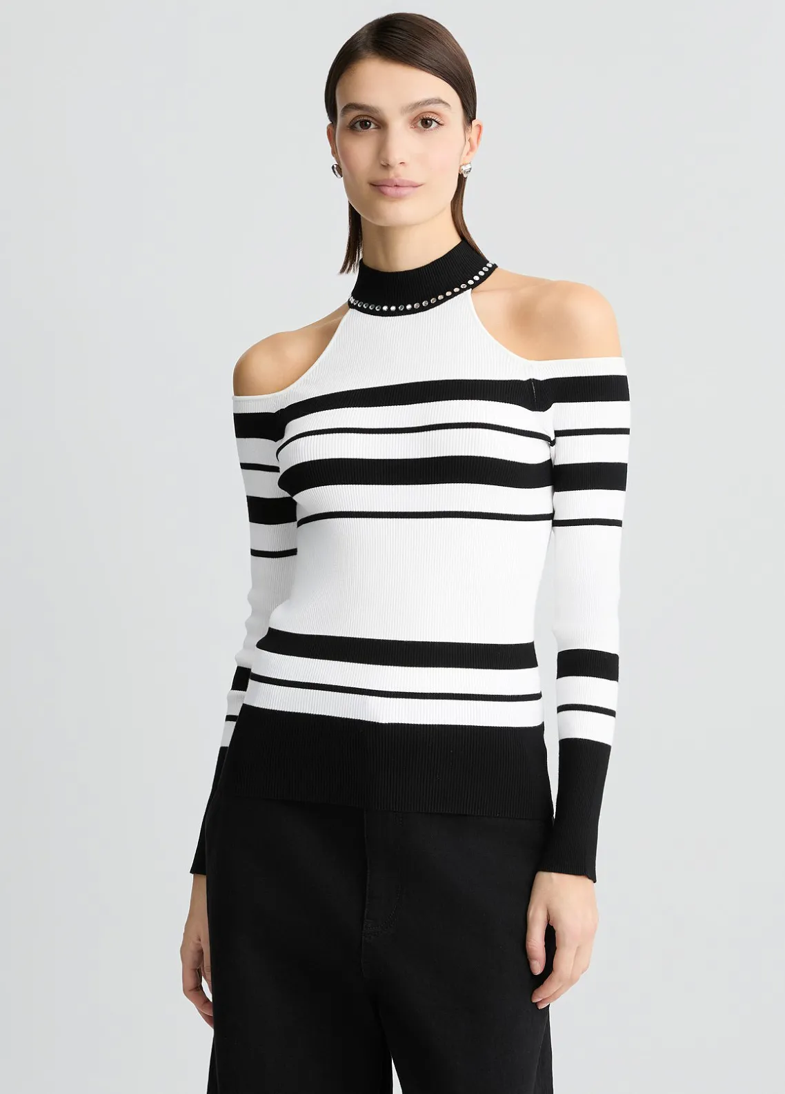 Liu Jo Jersey de con tachuelas-Mujer Cárdigans Y Jerséis