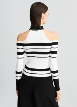 Liu Jo Jersey de con tachuelas-Mujer Cárdigans Y Jerséis