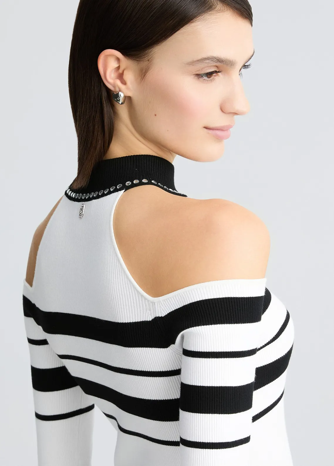 Liu Jo Jersey de con tachuelas-Mujer Cárdigans Y Jerséis